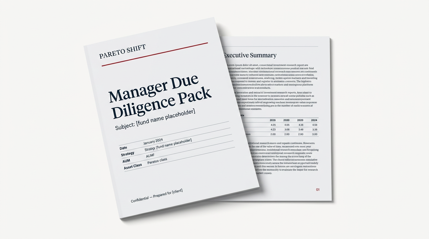 Pareto Shift Manager DD Pack — sample report